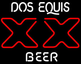 Dos Equis XX Beer Bar Neon Light Sign 18&#39;&#39; x 14&#39;&#39; - £391.49 GBP