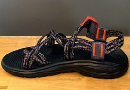Chaco Women Bristle Cherry (Black/Orange-Red)  ZVOLV X2 Sandals US # 6 N... - $47.47