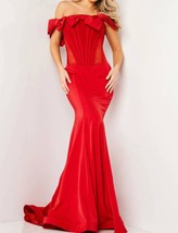 Jovani off the shoulder corset prom dress size 4 - €321,18 EUR
