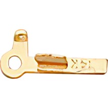 14K Gold Barrel Clasp Tongue 8.1mm Findingking New TONGUE ONLY! - £20.69 GBP