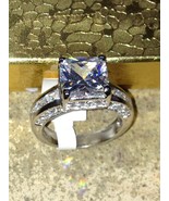 brand new  ring size 8. 925 sterling silver with cubic zirconia. - £45.45 GBP