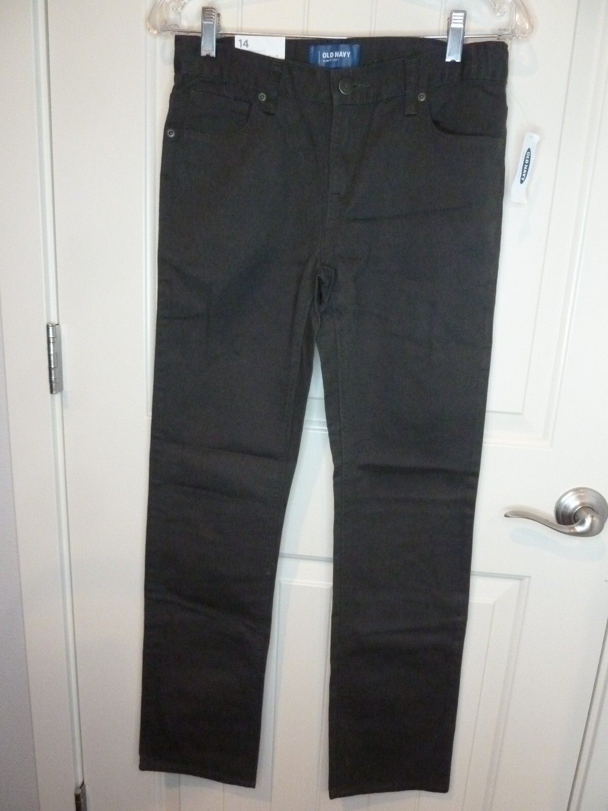 Old Navy Jeans Womens 14 Regular Slim Stretch Denim Gray Mid Rise - $14.73