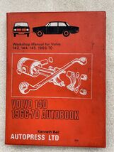 AutoPress  Volvo 140 Series 142 144 145 Owners Workshop Manual 1966-1970... - $21.78