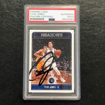 2017-18 NBA Hoops #223 Tyus Jones Signed Card AUTO PSA Slabbed Minnesota Timberw - £39.95 GBP