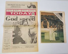 *L32) Today Newspaper October 4, 1979 Pope John Paul II Visits New York - $9.89