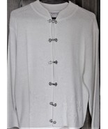 Crystal Kobe White L/S Sweater M NWOT - $60.04 CAD