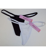 Ladies&#39; G-String Thong ~ Choice of Black or White ~ One Size Stretches 2... - £3.82 GBP