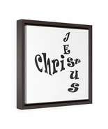 Square Framed Premium Gallery Wrap Canvas &quot;Jesus Christ&quot; - $739.65 MXN+