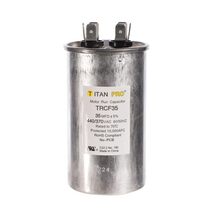 TITAN PRO TRCF35 35 MFD 440/370VAC, Rated 70&#39;C, Round, Run Capacitor - $40.59 CAD
