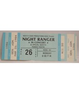 NIGHT RANGER - VINTAGE 1984 UNUSED WHOLE CONCERT TICKET - £11.84 GBP
