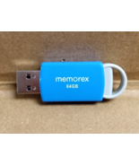 PNY Memorex 64GB Flash Drive USB 2.0 - Blue (32020006421) - £9.82 GBP