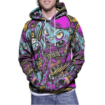 Old School  Sporty Hoodie Fullprint Mens - £27.53 GBP