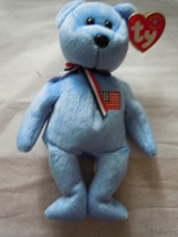 America Ty Beanie Baby 2001 Retired 9-11 Red Cross Bear - £4.49 GBP