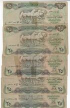 Iraq, Lot of 5, Mixed Banknotes Heavily Used With Some Faults....IR9 - $10.02