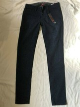 Juniors YMI Super Skinny Cheetah Print Navy Denim Jeans Size 9 NWT - £7.90 GBP