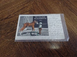 1905 Postcard The Village Blacksmith Horse Pony Colt Little Boy - £7.46 GBP