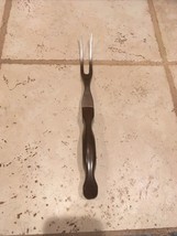 Vintage CUTCO 2-Prong Meat Serving Fork NO. 27 Classic Brown Swirl Handle 11... - £11.55 GBP