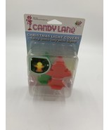 2003 Candy Land Christmas Light Covers Pack Of 2.  Contains 1 Red &amp; 1 Gr... - £6.42 GBP