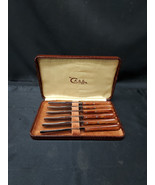 Vintage Set Of 6 Case XX Knives Cap 254 Stainless In Original Box UNUSED  - $121.54