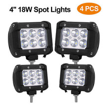 [Pack of 2] 4 PCS 4 18W Dual Row LED Waterproof Spot Light Pod Cube Light - £45.85 GBP