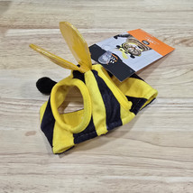 Pet Costume for Cat Black Yellow Bumble Bee Antennae and Wings Headpiece - £3.92 GBP