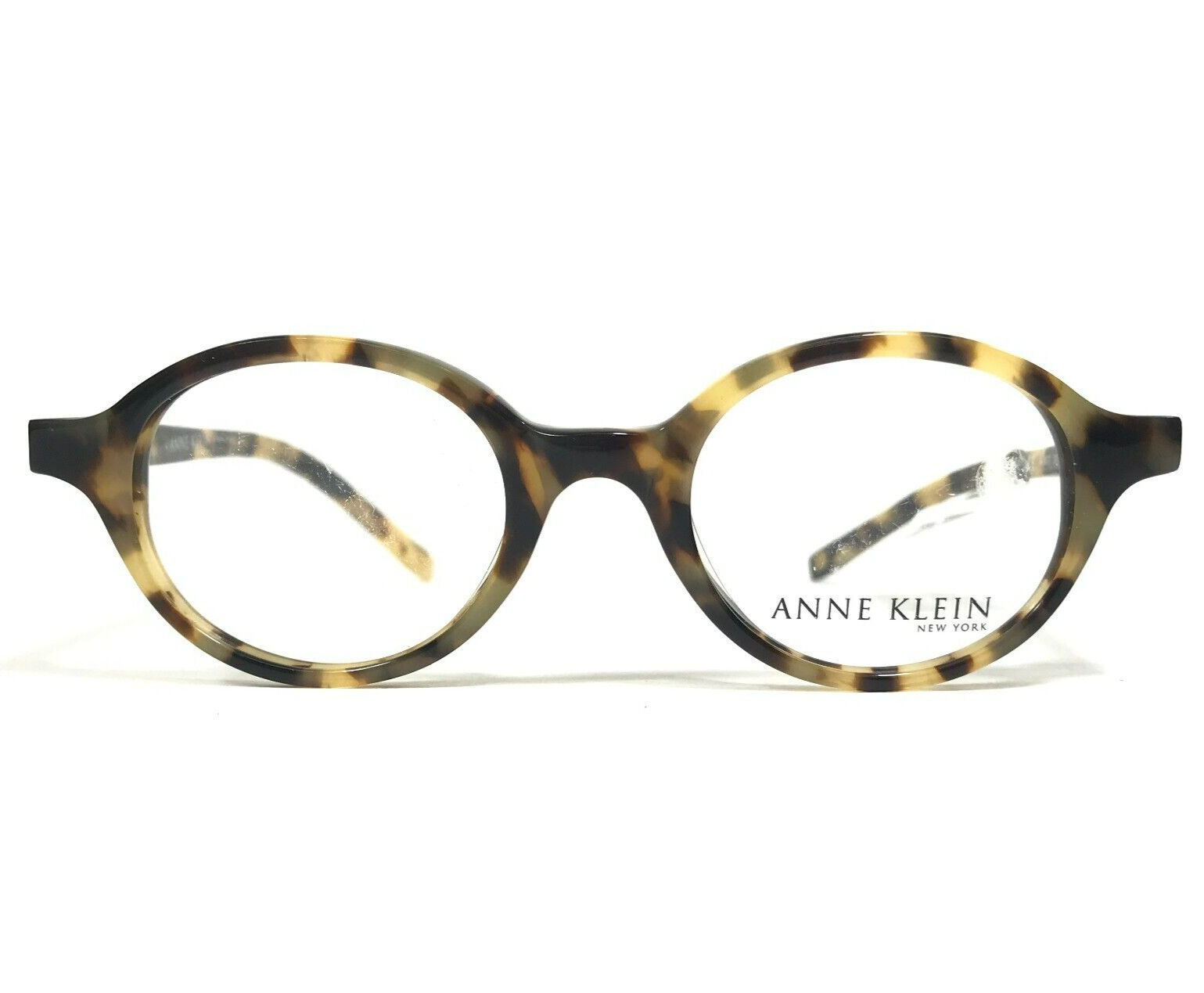 Primary image for Anne Klein Eyeglasses Frames AK 8077 191 Brown Tortoise Round Full Rim 42-18-135