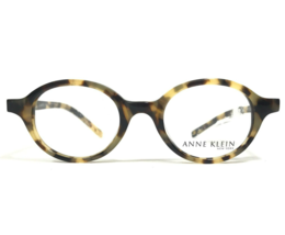 Anne Klein Eyeglasses Frames AK 8077 191 Brown Tortoise Round Full Rim 42-18-135 - $51.21
