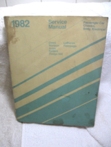 1982 CHRYSLER OEM Car Service Manual-Omni-Horizon-LeBaron-Reliant-Aries-... - £23.50 GBP