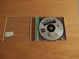 Crash Bandicoot (Sony PlayStation, 1996) PS1 Silver - Disc Only, Broken Case - £10.82 GBP