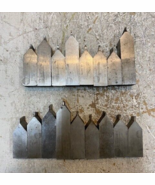 17 Quantity of D.L. Rioci Corp 320-1020 37 DB Sever Bevel-Mill Inserts (... - $113.99