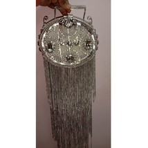 DOYUTIG Indian Design Women&#39;s  Long Tels Handmade Bead Clutches Lady Clical Rhin - £344.09 GBP