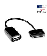 30 Pin To Female Usb Adapter Otg Cable For Samsung Galaxy Tab 2 10.1 Tab... - £12.57 GBP