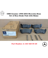 OEM 1998-2003 Mercedes-Benz 163 ML 320 6 Cyl set of Rear Brake Pads A163... - $38.60