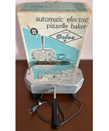 Vintage Dolce Automatic Electric Pizzelle Baker Maker Model 300-EP W/ 4 ... - $108.62 CAD