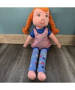 Pippi Longstocking Doll Cloth Plush Vintage Red Hair Childrens Book Char... - £63.34 GBP