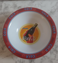 Coca Cola Gibson Melamine Bowl 7.25  in diameter Dinnerware Coke Bowl Vi... - $9.49