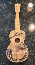 Vintage RARE Emenee Davy Crockett 15&quot; Ukulele Guitar DAMAGED READ - $129.95