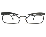 L.a.Eyeworks Brille Rahmen CARUSO 403 Matt Rustikal Antik Schwarz 50-25-130 - $64.89