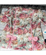 Floral Button-Up Jacket with Pink Bows - €25,93 EUR