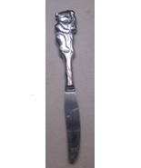 TEDDY BEAR PEWTER HANDLE BUTTER CHEESE KNIFE PATE&#39; SPREADER&#39;S - $31.23 CAD