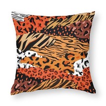 Mondxflaur Animal Skin Pillow Case Covers for Sofas Polyester Decorative Home - £8.69 GBP+