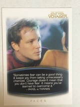 Quotable Star Trek Voyager Trading Card #16 Faces - $1.97