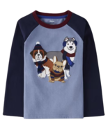 NWT Gymboree Toddler Boys Size 3T 4T 5T PLAYFUL PUPS Long-Sleeved Blue T... - £12.57 GBP