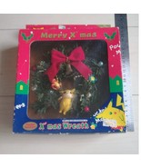 RARE TOMY Pokemon Figure Christmas wreath 1998 Charmander Pikachu - $127.08 CAD