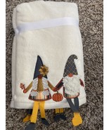 Well Dressed Home 2 Piece Fall Gnome  Set Hand Towels Thanksgiving So Cute! - £17.04 GBP