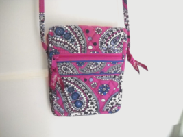 Vera Bradley Boysenberry Mini Hipster Paisley Print - £16.05 GBP