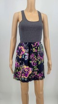 Eighty Six Striped Floral Pocket Sleeveless Mini Dress, Size Small - $14.50