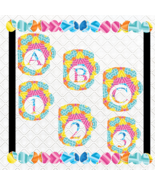 ABC and 123 42a-Digital ClipArt-Font-Easter-Gift Tag-Eggs-Holiday-Scrapbook - $37.17 MXN
