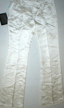 New Womens Designer Roberto Cavalli Italy Pants 46 10 NWT White Silk Tall Slacks - £1,393.52 GBP