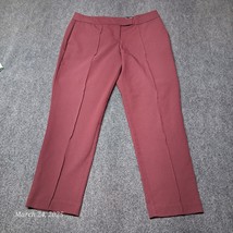 NWT Worthington Madeira Dress Pants Maroon Wine Size 8 Waist 32 - $21.59